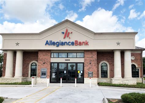 Allegiance bank - Allegiance Bank (281) 894-3200. Website. More. Directions Advertisement. 8727 W Sam Houston Pkwy N Houston, TX 77040 Hours (281) 894-3200 ... 